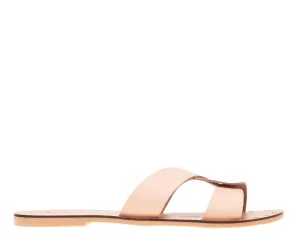 Reliable service - Ibiza Leather Sandals - Highly intuitive Pastel Rose