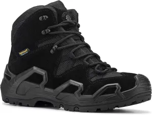 ROCKROOSTER Walland Men 8 inch Combat Boots for men, Trekking Waterproof Rubber Outsole Backpacking Hiking Boots KS735-KS737