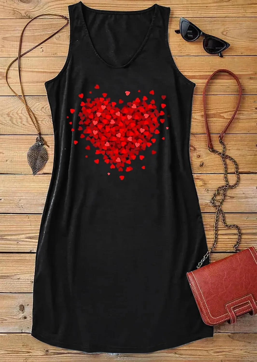 Sexy Summer Dress for Women Sun Salt Sand Graphic Mini Dress Hawaii Beach Vacation Dresses Summer Sexy V Neck Sundress