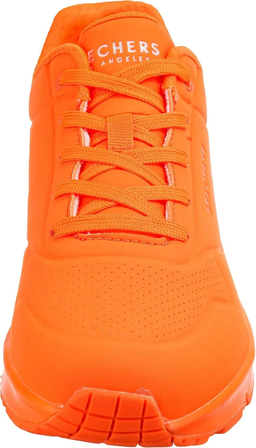 Skechers Women's Uno-Night Shades Sneaker Cooled Memory Foam, Skech-Air Midsole, Durabuck Upper