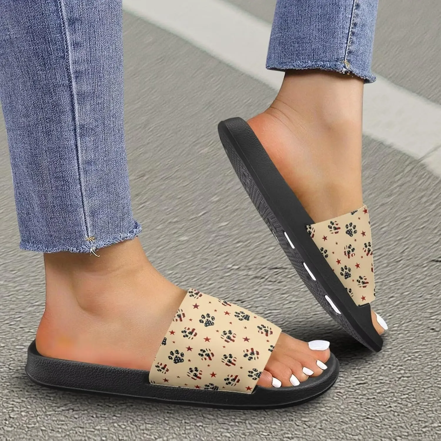 Slippers for Women and Men, Cloud Slides Shower Sandals House Shoes, Comfy and Cushioned EVA Flat Sandals