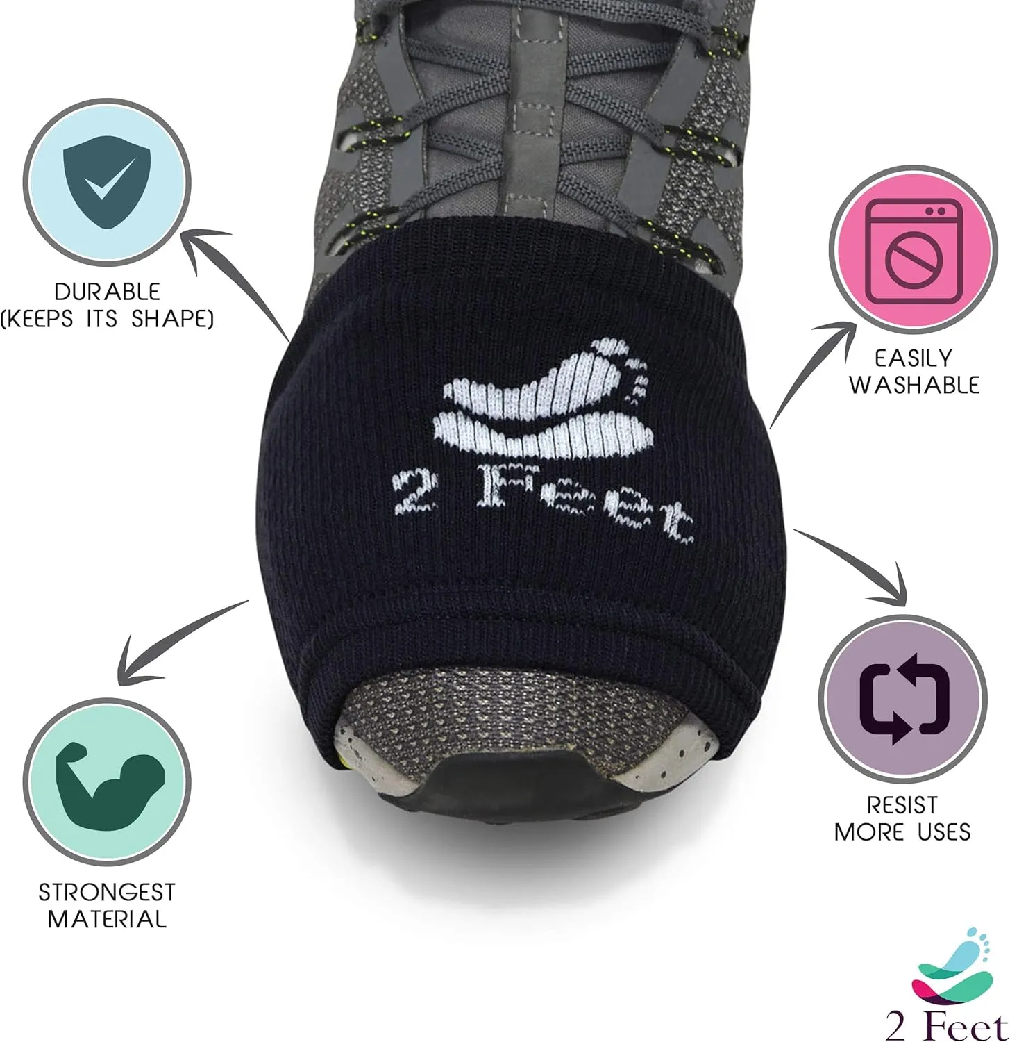 Socks for Dancing on Smooth Floors, Dance Socks Over Sneakers, Smooth Pivots and Turns on Wood Floors, 4 Pairs Pack
