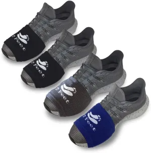 Socks for Dancing on Smooth Floors, Dance Socks Over Sneakers, Smooth Pivots and Turns on Wood Floors, 4 Pairs Pack