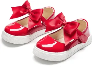 Sparkly Sneakers for Girls 3-12 Years Slip-On Comfort Fit Casual Princess Shoes