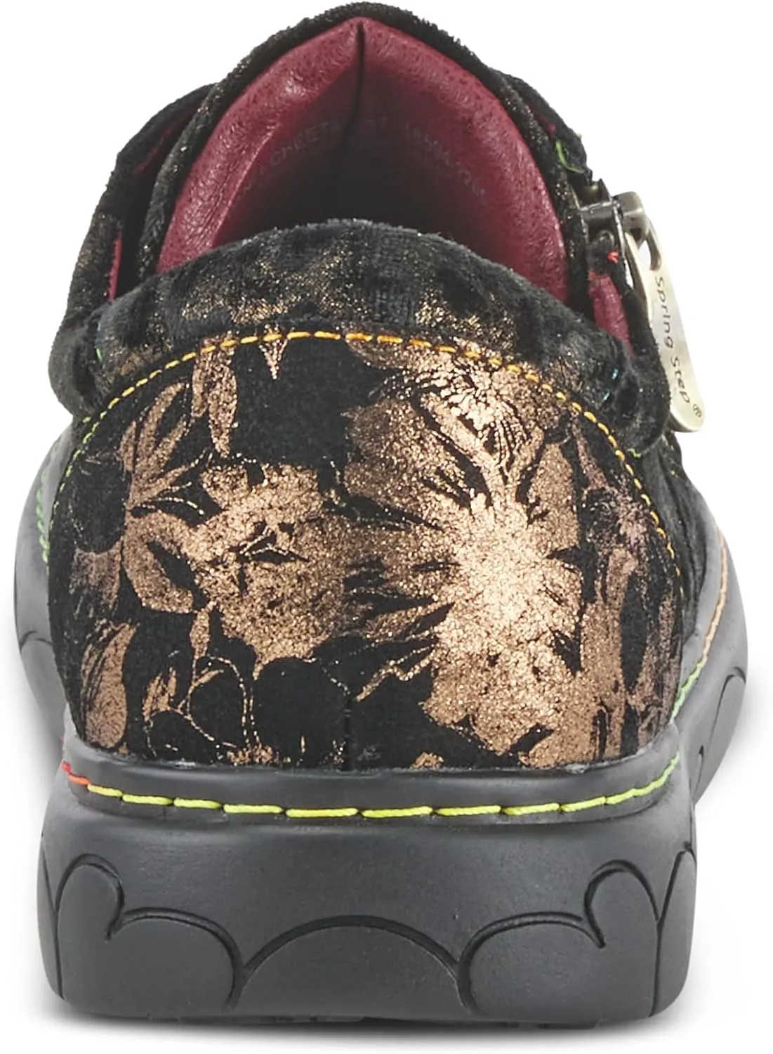 Spring Step L'Artiste Danli-Cheeta Snakers for Women - Animal Print Girls Sneaker - Ladies Fashion Snakers with Zipper and Adjustable Laces