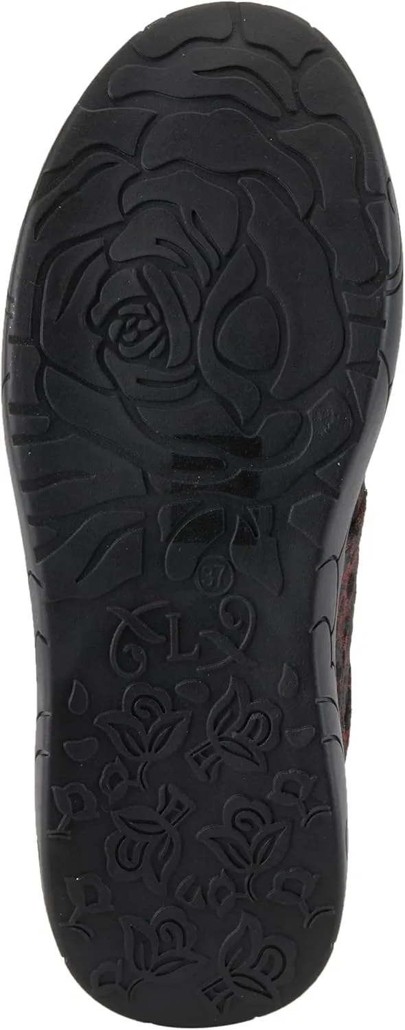 Spring Step L'Artiste Danli-Cheeta Snakers for Women - Animal Print Girls Sneaker - Ladies Fashion Snakers with Zipper and Adjustable Laces