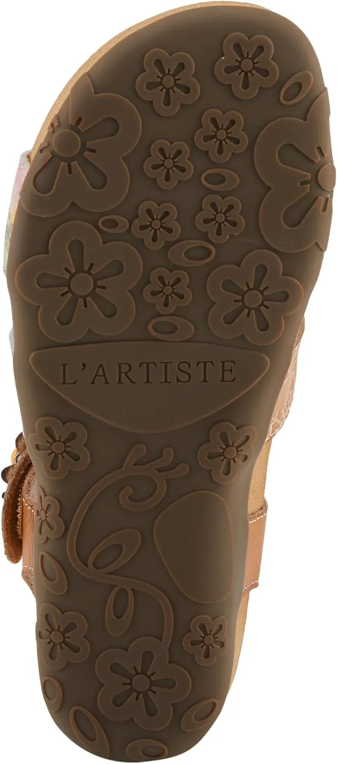 Spring Step L'Artiste Women's ACTIONETTA Artistic Sandals with Multiple Hook and Loop Closures