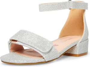 Steve Madden Girl's Adaptive Irenne Heeled Sandal