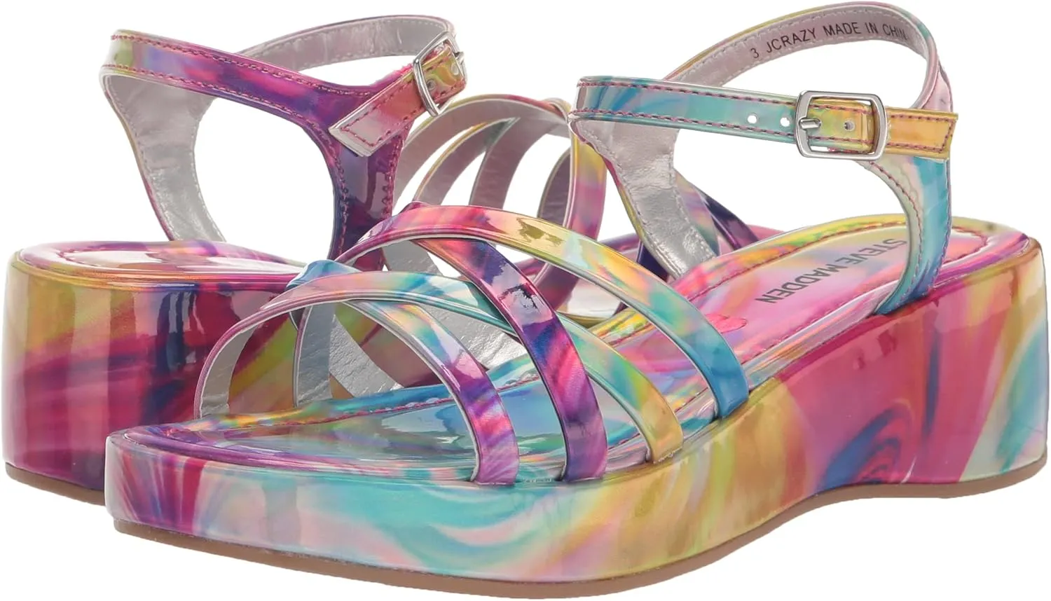 Steve Madden Girl's Crazy Wedge Sandal