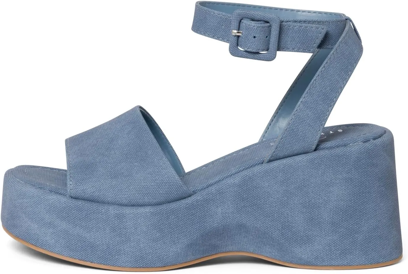 STYLISH S Womens Wedge Platform Sandals Open Toe Ankle Strap - FOCA