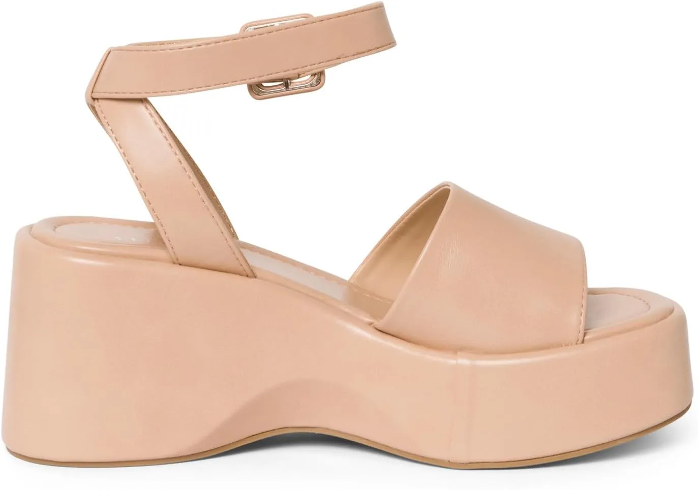 STYLISH S Womens Wedge Platform Sandals Open Toe Ankle Strap - FOCA