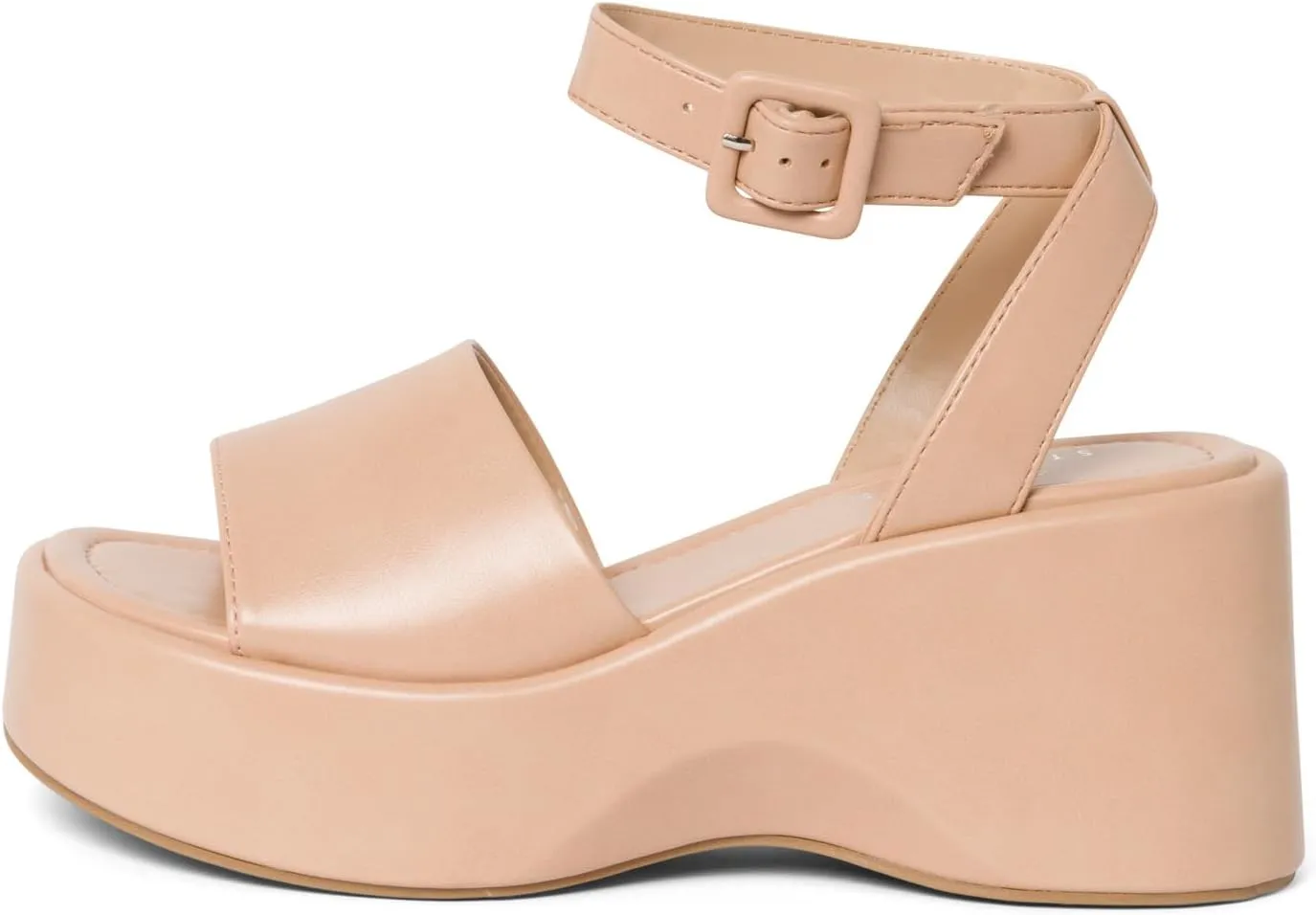 STYLISH S Womens Wedge Platform Sandals Open Toe Ankle Strap - FOCA