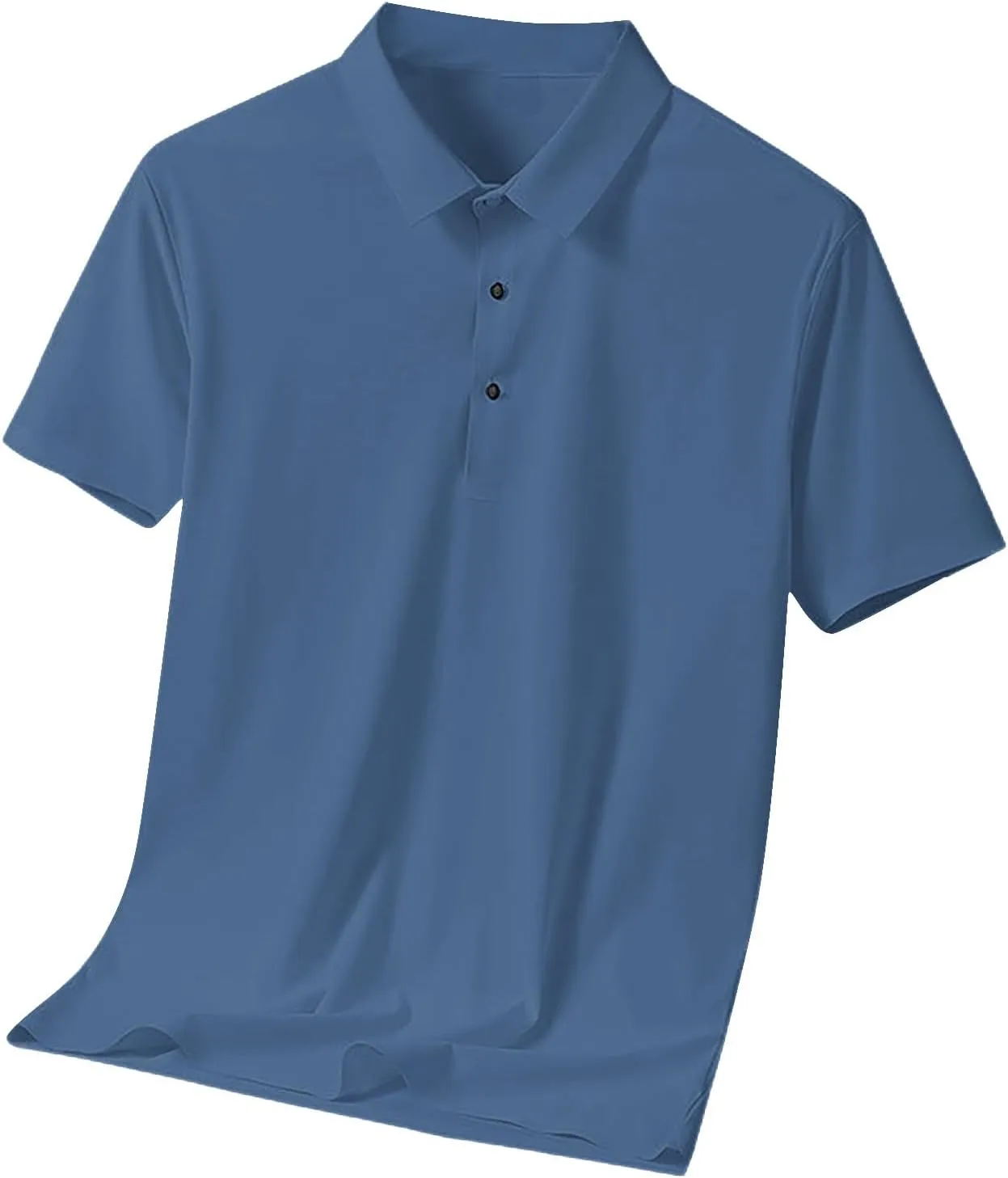 Summer Golf Polo Shirts for Men Quick Dry Moisture Wicking Short Sleeve Collared Tops Slim Fit Casual Athletic Polos