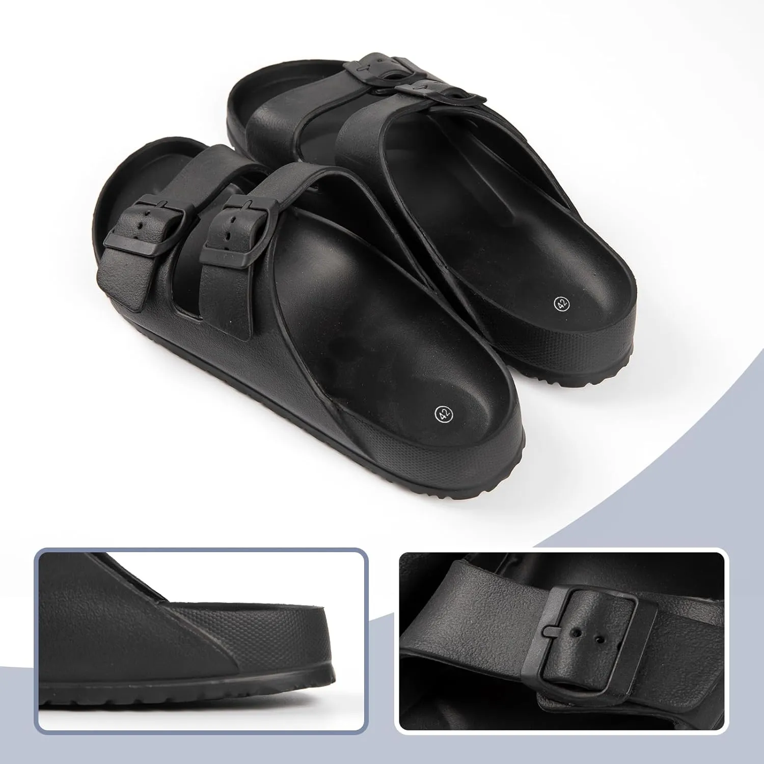 Summer Sandals for Men - Lightweight and Comfortable EVA Walking Sandals, Perfect for Indoor or Outdoor Usage - Sandalias Para Hombres