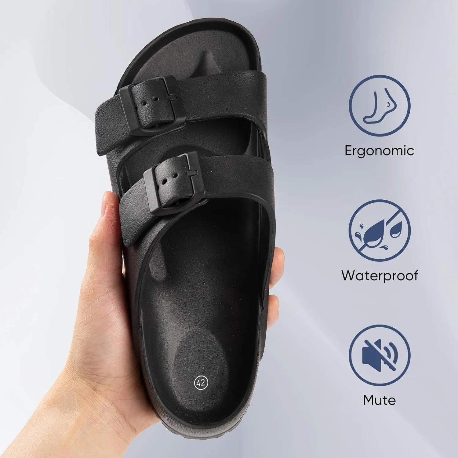 Summer Sandals for Men - Lightweight and Comfortable EVA Walking Sandals, Perfect for Indoor or Outdoor Usage - Sandalias Para Hombres