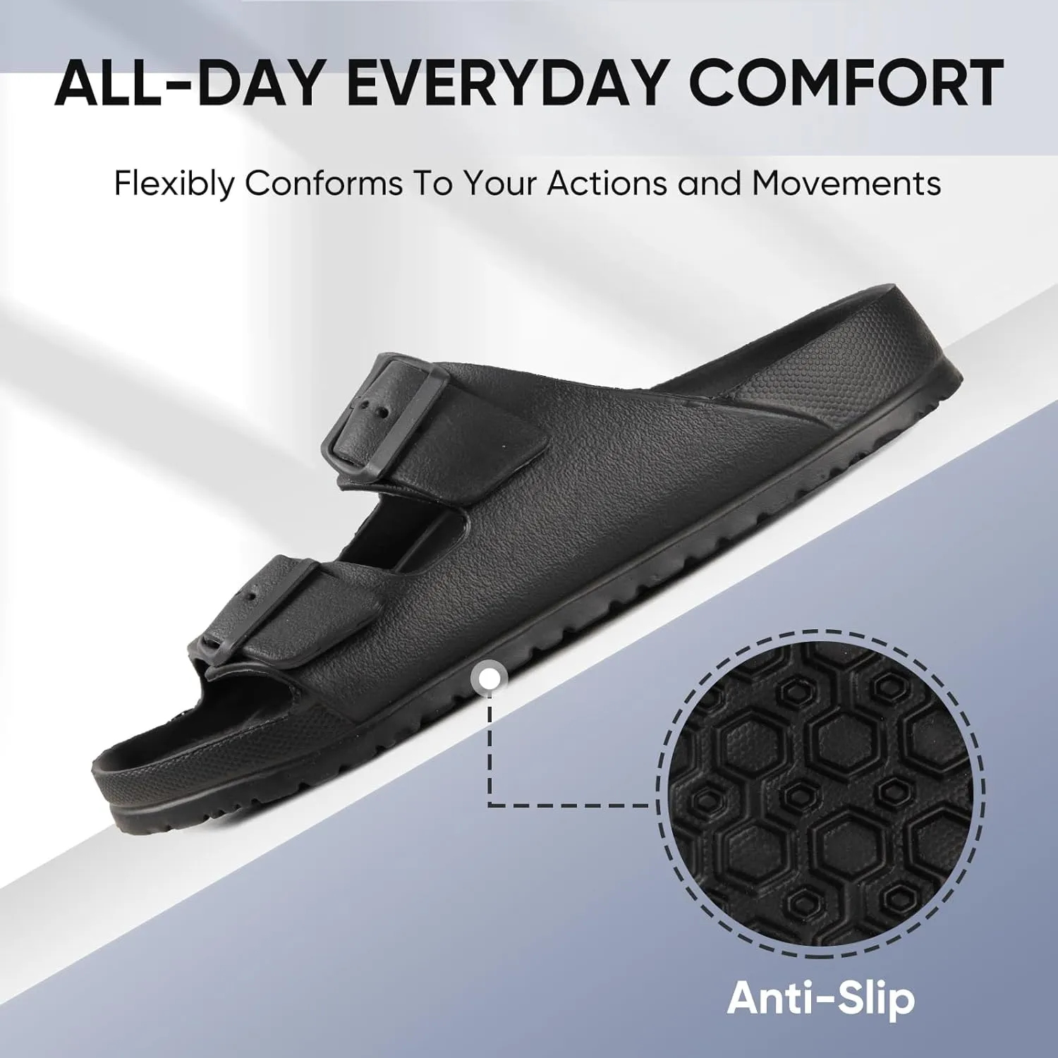 Summer Sandals for Men - Lightweight and Comfortable EVA Walking Sandals, Perfect for Indoor or Outdoor Usage - Sandalias Para Hombres