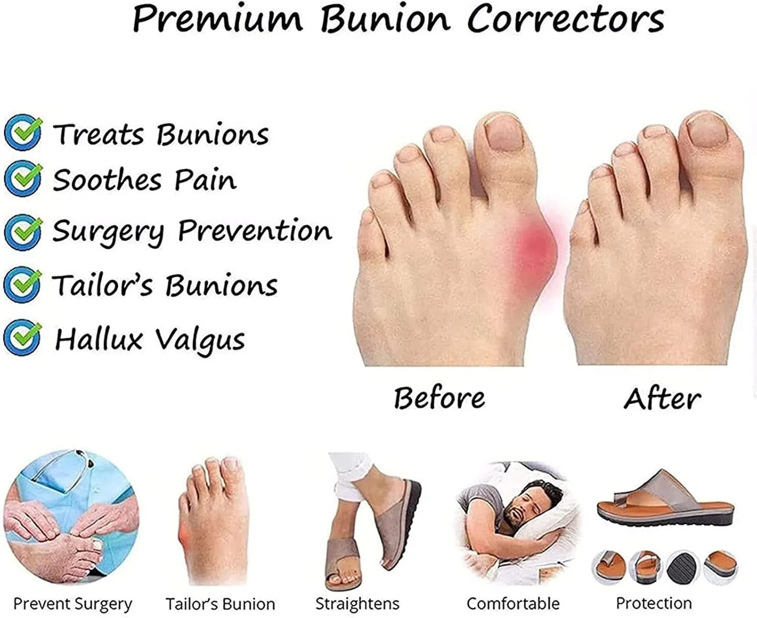 Summer Women's Slip-on Sandals, Comfort Flat Roman Snake Print Cross Buckle Strap Orthopedic Bunion Corrector Sandals, for Big Toe Bone Orthopedic Beach Shoes