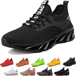 Tallboost Sneakers, Height Boosting Shoes for Men, Mens Tallboost Shoes Walking Shoes Comfort Non Slip Breathable Knit Slip On Sneakers(Black-a,US 8.5)