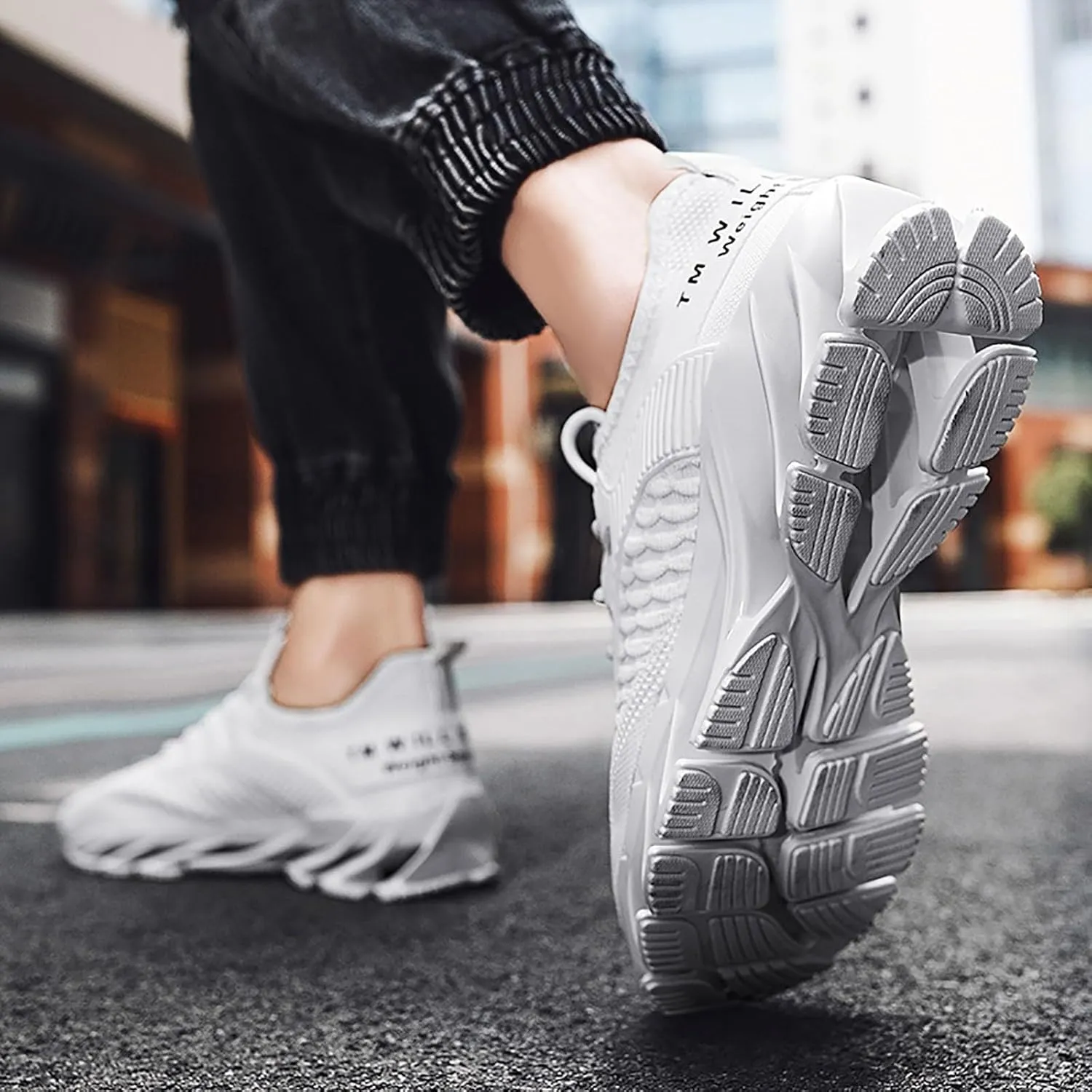 Tallboost Sneakers, Malaho Elev8 Shoes Mens, Height Boosting Shoes, Breathable Non-Slip Men's Shoes, Slip on Sports Sneaker