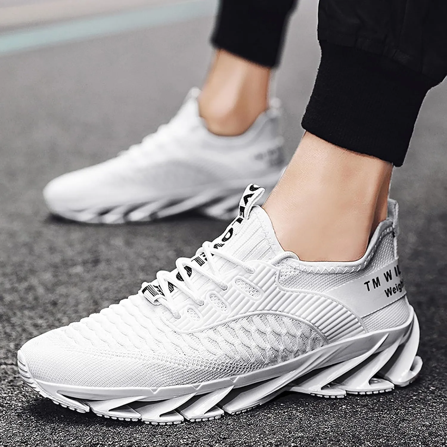 Tallboost Sneakers, Malaho Elev8 Shoes Mens, Height Boosting Shoes, Breathable Non-Slip Men's Shoes, Slip on Sports Sneaker