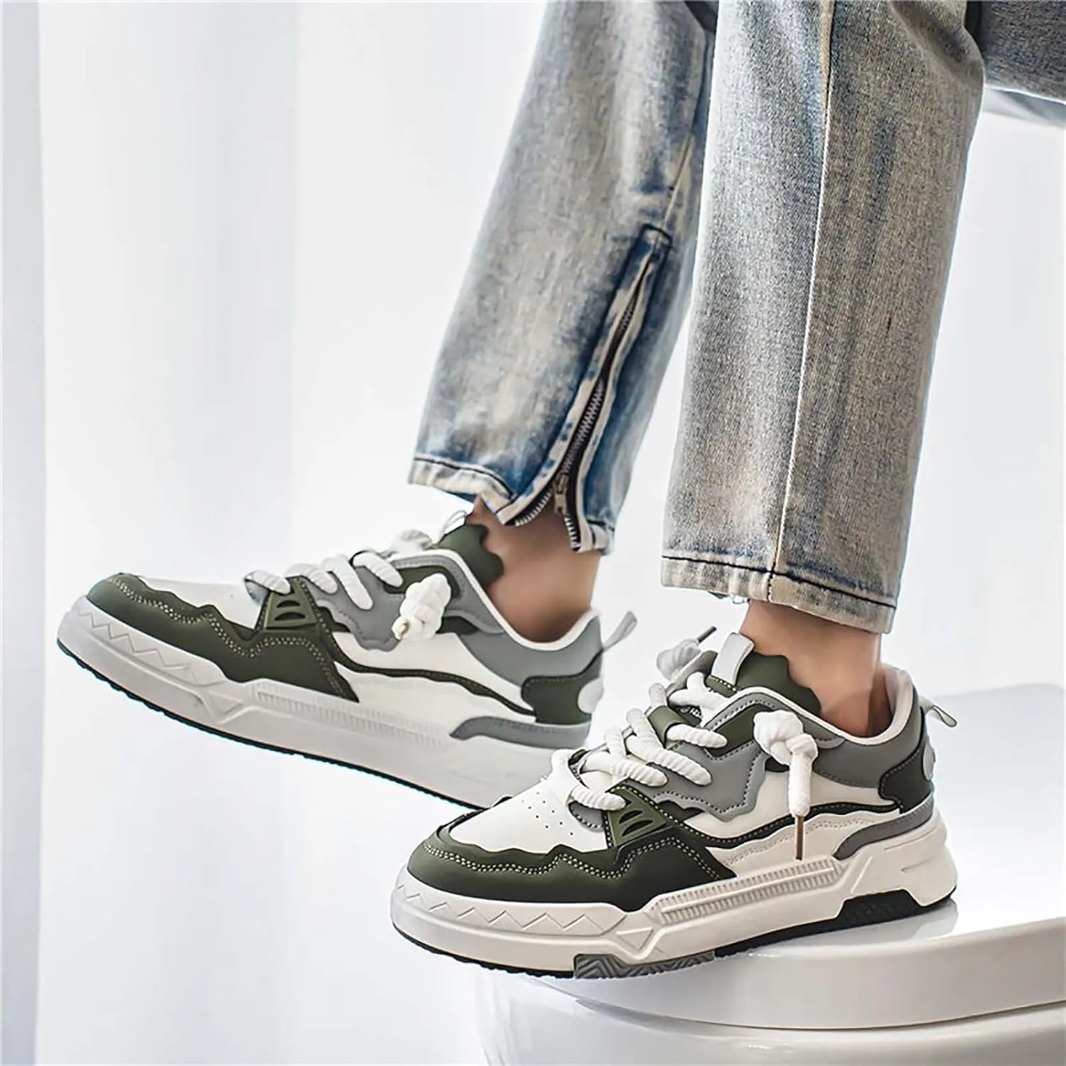 TERBOFIN Men's Fashion Sneakers Casual Walking Shoes Skate Shoes for Outdoor