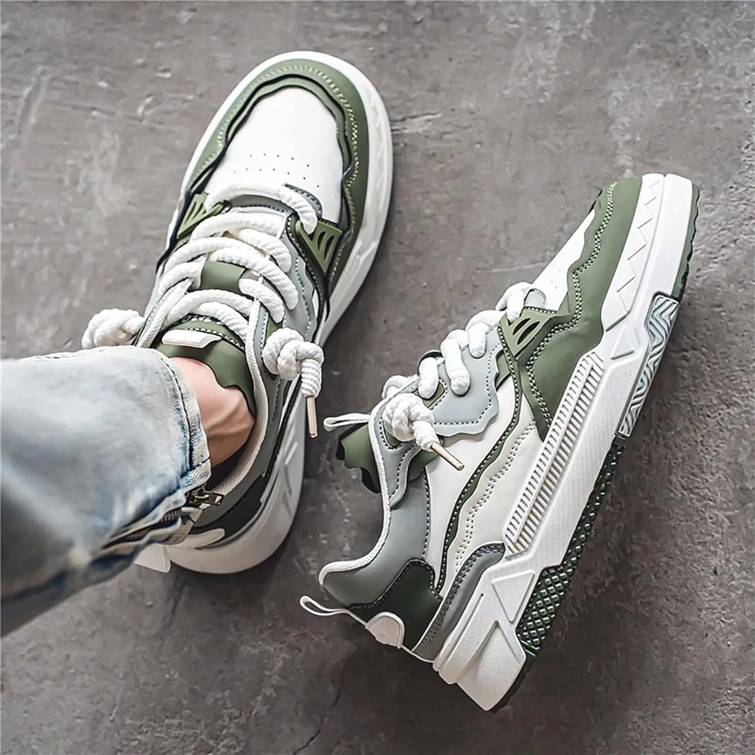 TERBOFIN Men's Fashion Sneakers Casual Walking Shoes Skate Shoes for Outdoor