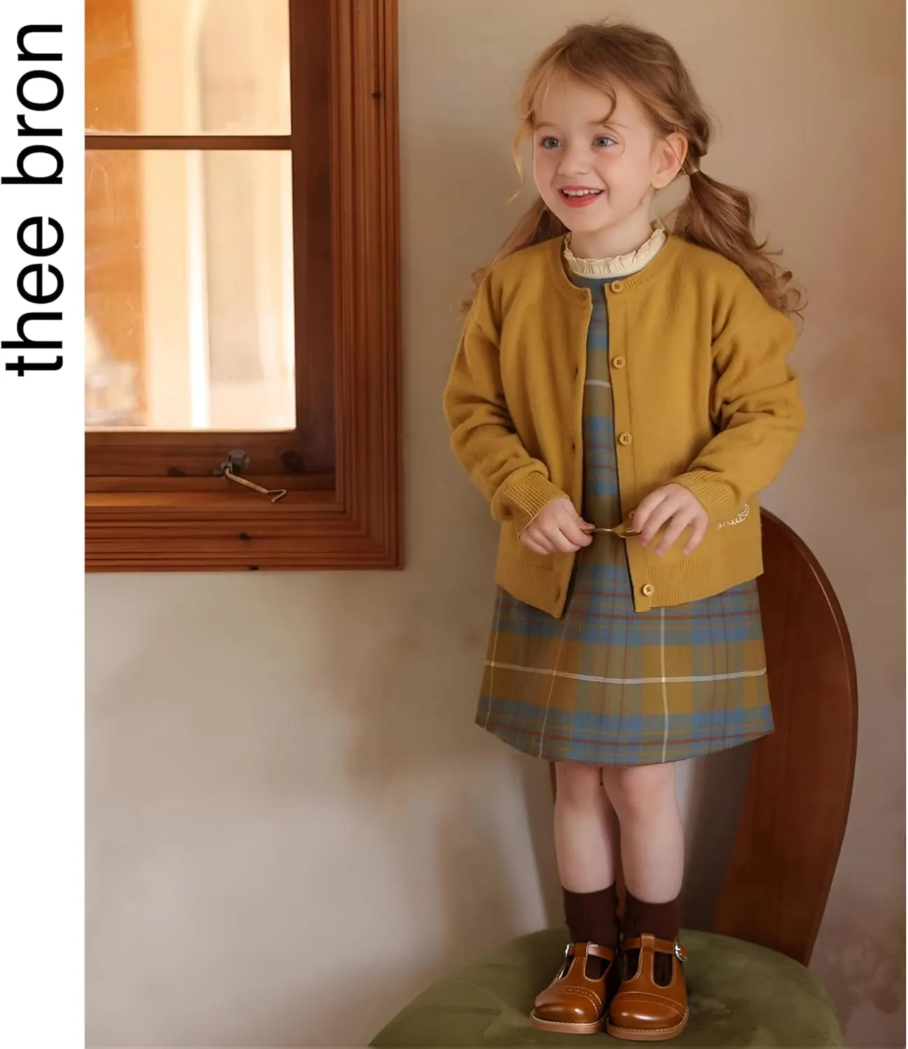 THEE BRON Girls Dress Shoes Little Kid Mary Jane School Uniform Shoes Oxford