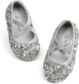 THEE BRON Toddler Girls Dress Shoes Ballet Mary Jane Flats Princess Costume Shoes