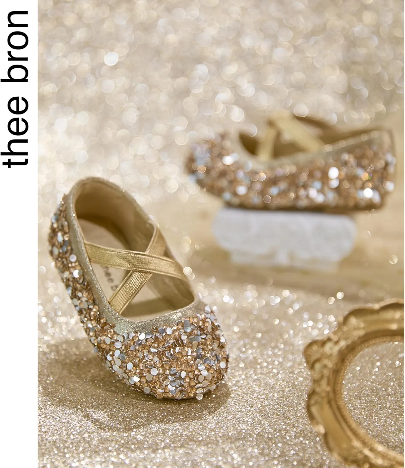 THEE BRON Toddler Girls Dress Shoes Ballet Mary Jane Flats Princess Costume Shoes