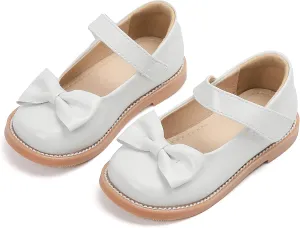 THEE BRON Toddler Girls Mary Jane Flats Kids School Uniform Party Dress Shoes