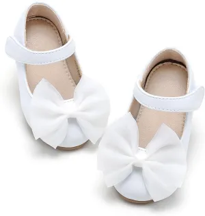 THEE BRON Toddler/Little Girl Mary Jane Flats Princess Dress Shoes