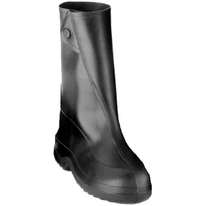 TINGLEY mens 10-inch Overshoe With Button Mid Calf Boot, Black, X-Large US