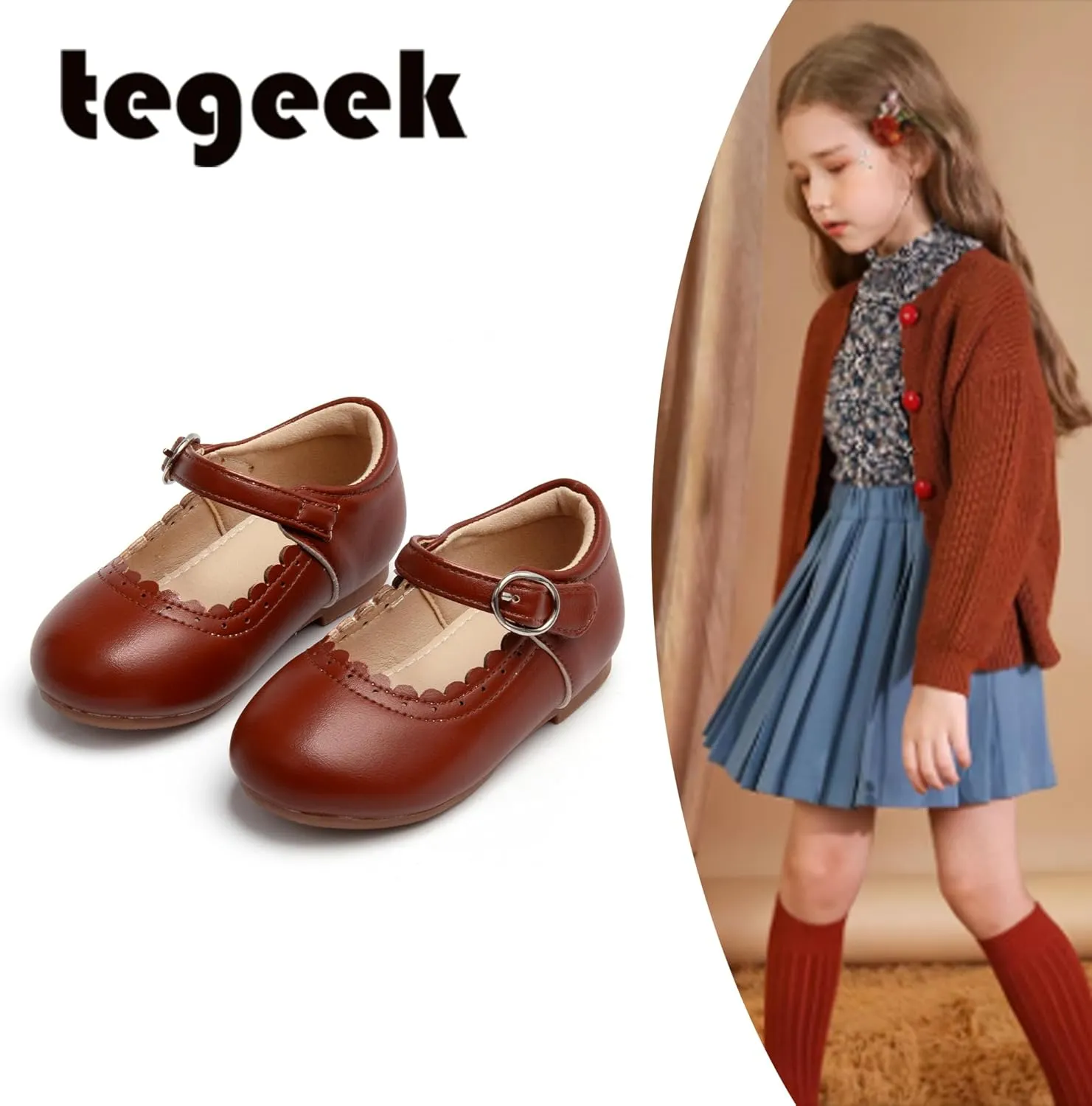 Toddler Ballet Flats for Girls - Princess Party Shoes Wedding & Dress