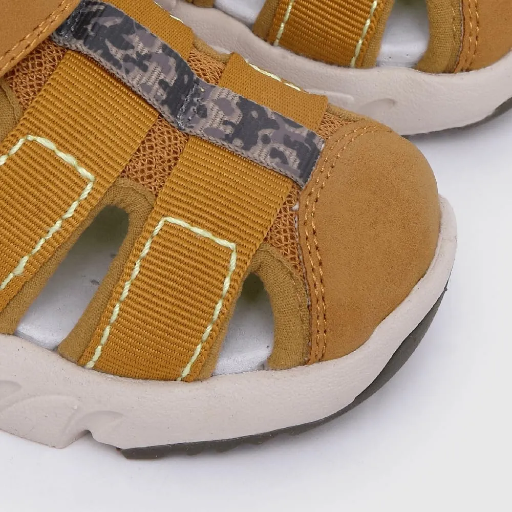 Toddler Boys Buckle Sandals - Closed Toe, Breathable & Adjustable Fit for Outdoor Adventures - Perfect Fit & Stylish Design