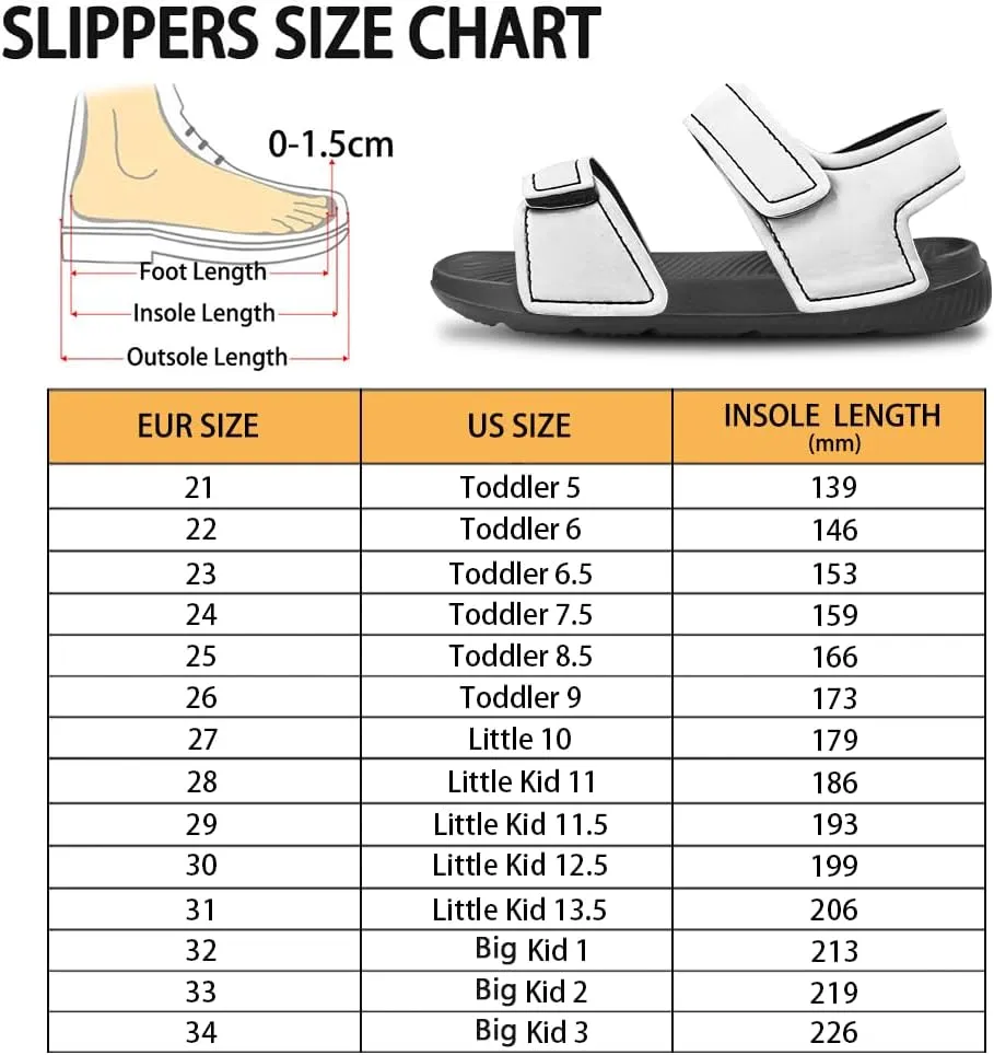 Toddler Double Strap Sandals Open Toe Adjustable Buckles Kids Sport Water Shoes Beach Sandals for Boys and Girls