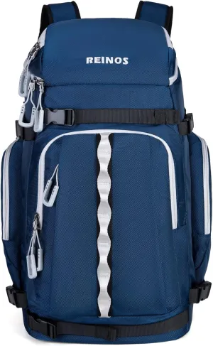 Travel Ski Boot Bag Backpack - Durable Boot Bags for Skiing Accessories, 60L Water-Resistant Padded Snow Skate Bag - Ski Gear Bag for Snowboard Boots, Helmet, Goggles