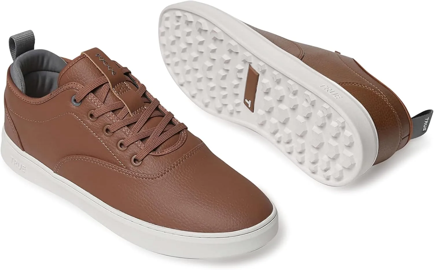 TRUE Linkswear FS-01 Women's Sneakers - Weather Resistant, Eco-Genuine Leather, Classic Style for All-Day Wear, Black
