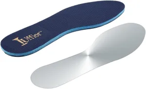 Tuffior Puncture Resistant Flexible Steel Plate Insoles for Men’s & Women’s Nail Proof Safety Work Shoes - Enhanced Protection for Footwear-One Pairs Insoles & One Pairs Heel Cushion(L)