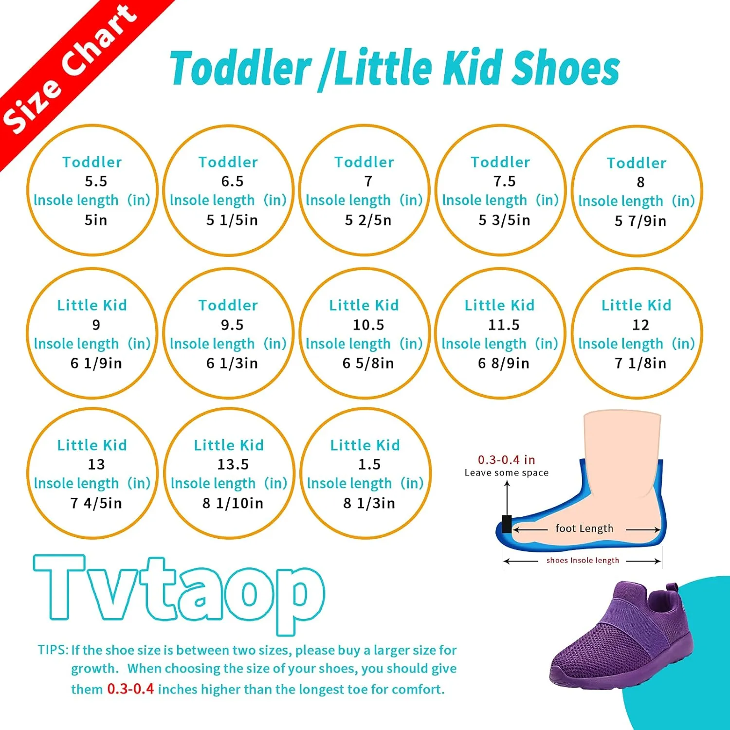 Tvtaop Toddler Shoes Boys Girls Athletic Running Shoes Slip on Sneakers Tennis Shoes(Kids/Toddler/Little Kid)