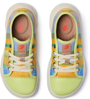 UIN Women's Skateboard Shoes Fashion Sneakers Walking Art Travel Shoes Segovia