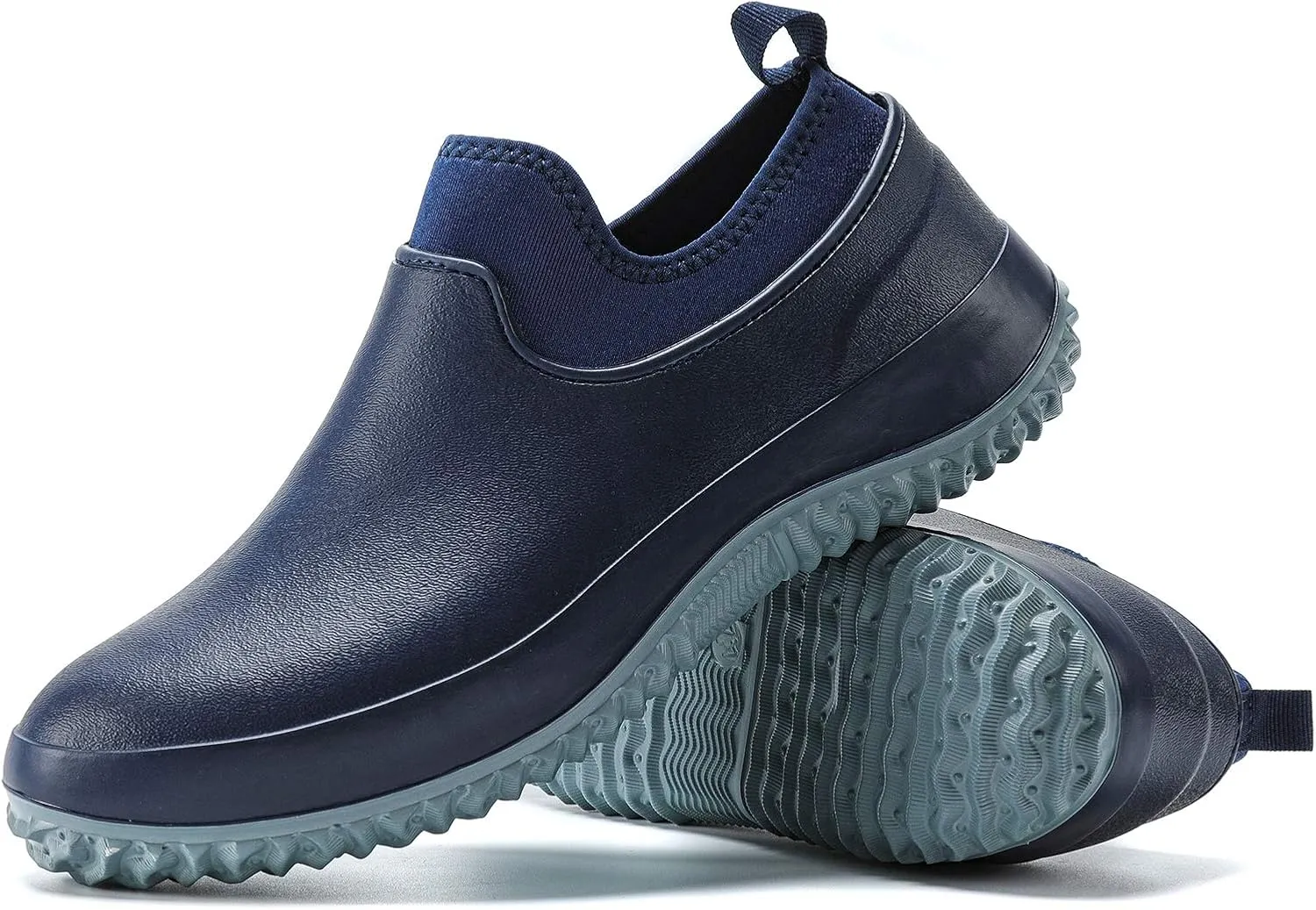 Unisex Waterproof Garden Shoes Womens Rain Boots Mens Car Wash Footwear Camp Booties for Camping, Gardening and Yard Work