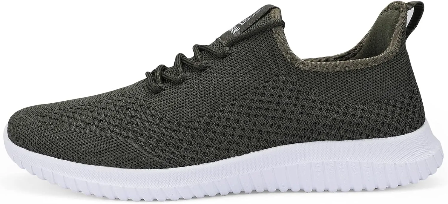 VAMJAM Men's Running Shoes Ultra Lightweight Breathable Walking Shoes Non Slip Athletic Fashion Sneakers Mesh Workout Casual Sports Shoes