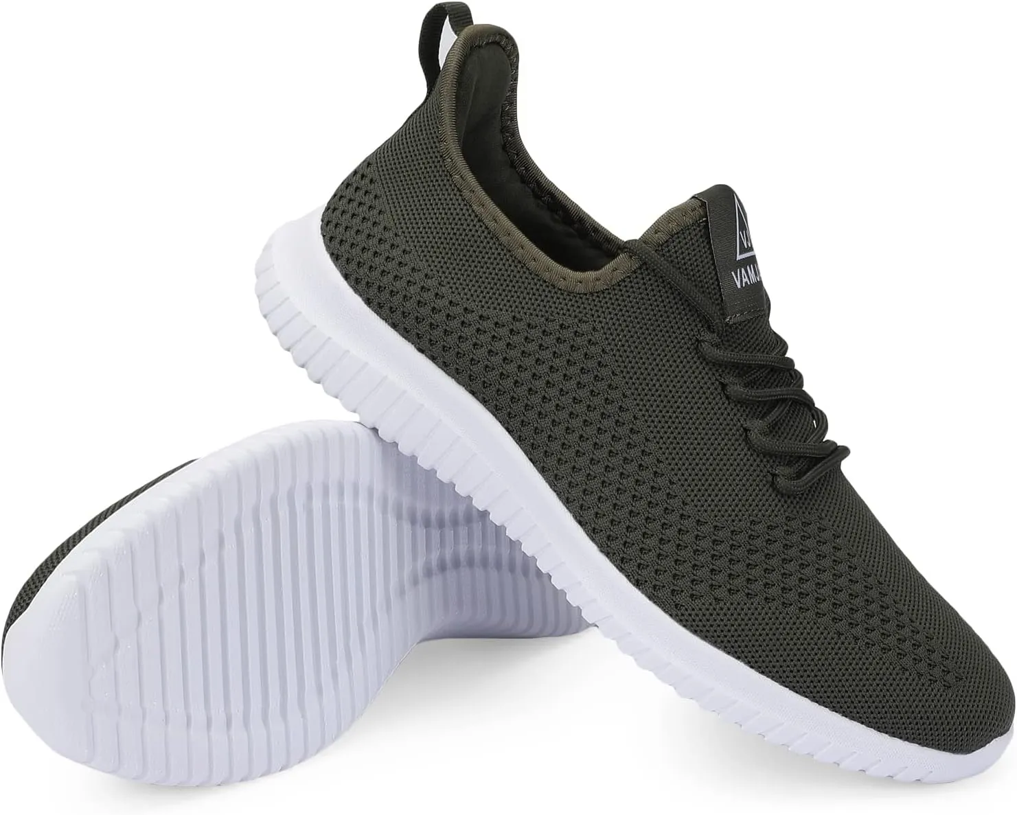VAMJAM Men's Running Shoes Ultra Lightweight Breathable Walking Shoes Non Slip Athletic Fashion Sneakers Mesh Workout Casual Sports Shoes