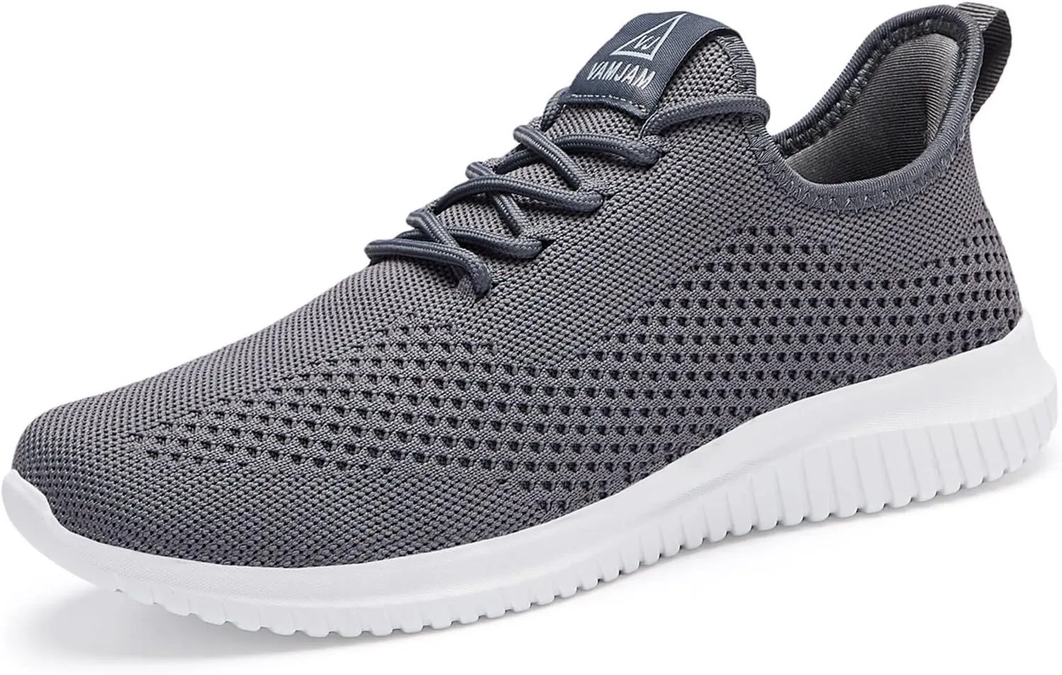 VAMJAM Men's Running Shoes Ultra Lightweight Breathable Walking Shoes Non Slip Athletic Fashion Sneakers Mesh Workout Casual Sports Shoes