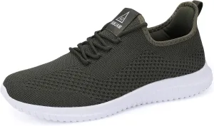 VAMJAM Men's Running Shoes Ultra Lightweight Breathable Walking Shoes Non Slip Athletic Fashion Sneakers Mesh Workout Casual Sports Shoes