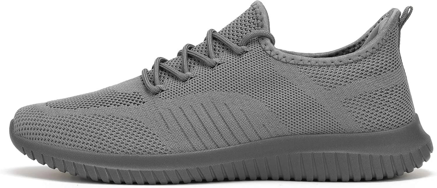 VAMJAM Men's Running Shoes Ultra Lightweight Fashion Sneakers Breathable Walking Shoes Non Slip Athletic Mesh Workout Casual Sports Shoes