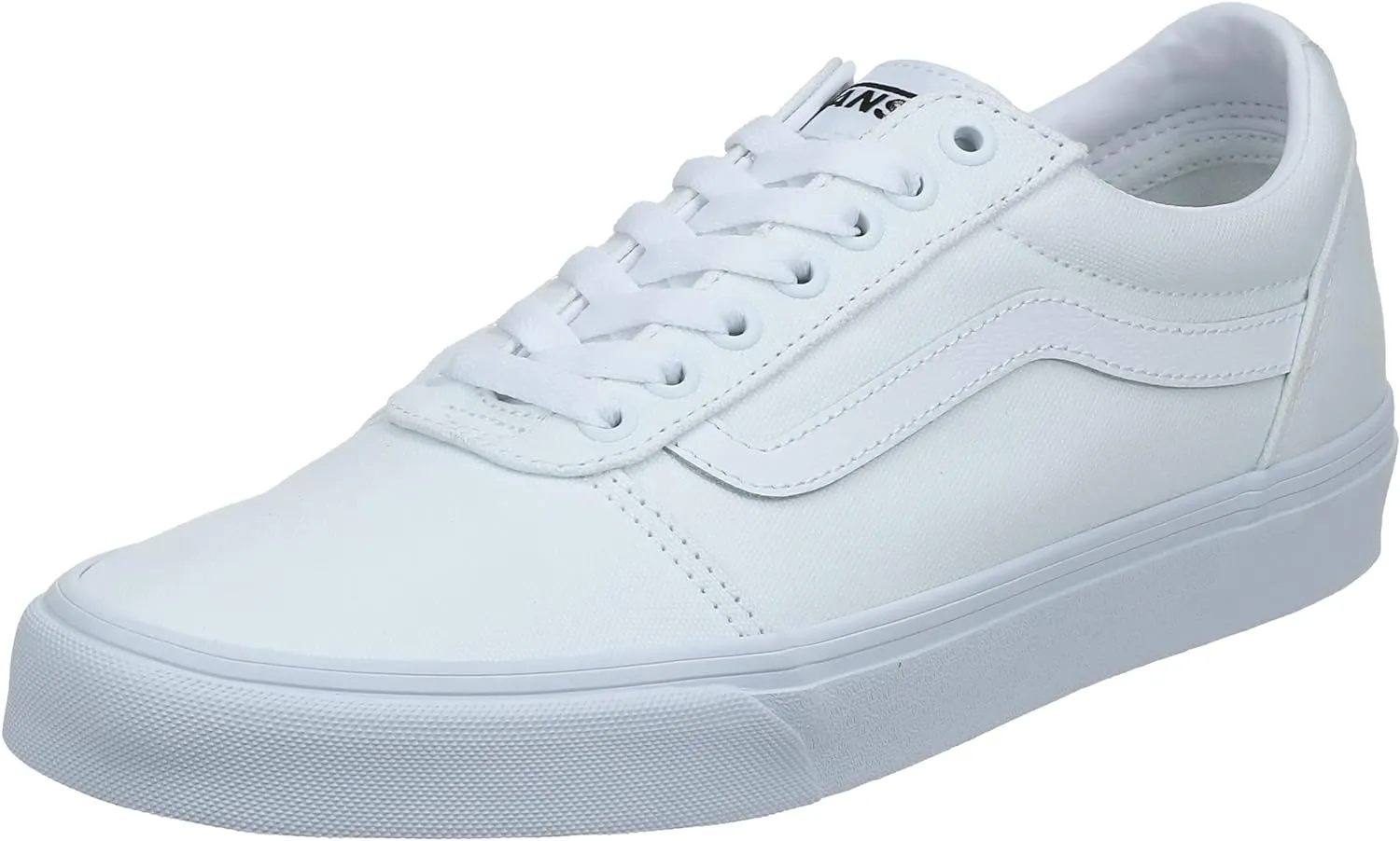 Vans Men's Ward Sneaker, Canvas White White, 8.5 M US