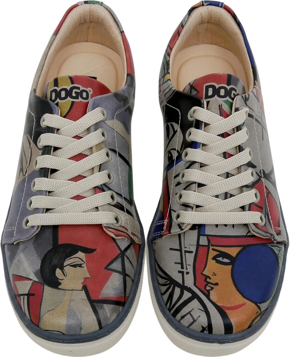 Vegan Leather Sneakers for Women - Handmade and Unique Design Fashion Sneakers for Women