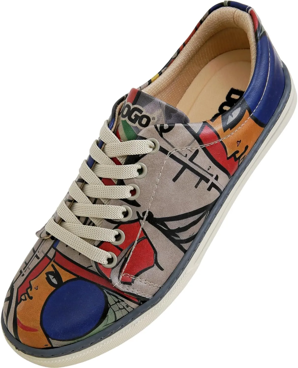 Vegan Leather Sneakers for Women - Handmade and Unique Design Fashion Sneakers for Women