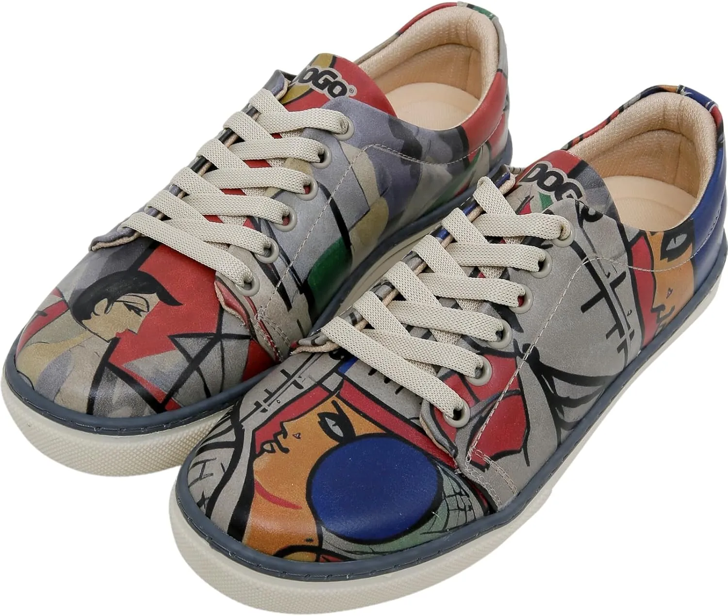 Vegan Leather Sneakers for Women - Handmade and Unique Design Fashion Sneakers for Women